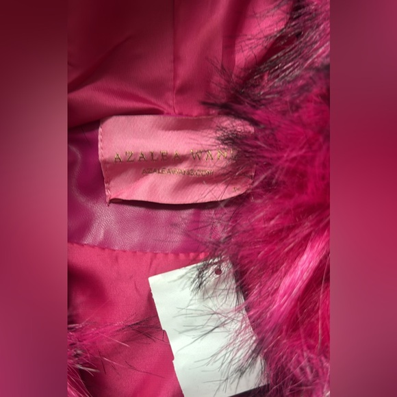 AZALEA WANG GRACELLE FAUX FUR CROPPED JACKET NWT - Picture 6 of 8